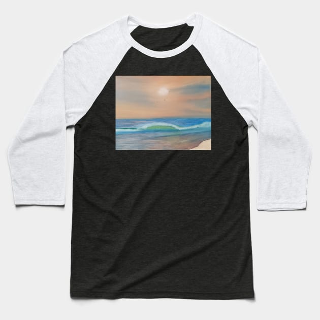 Sea Breeze oil painting by Tabitha Kremesec Baseball T-Shirt by TeteSteva19